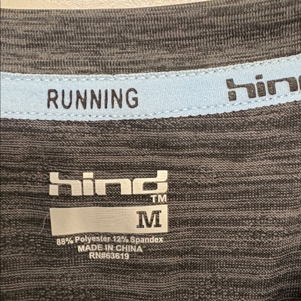 NWT Hind Charcoal Gray Running Top‎ - Picture 4 of 9